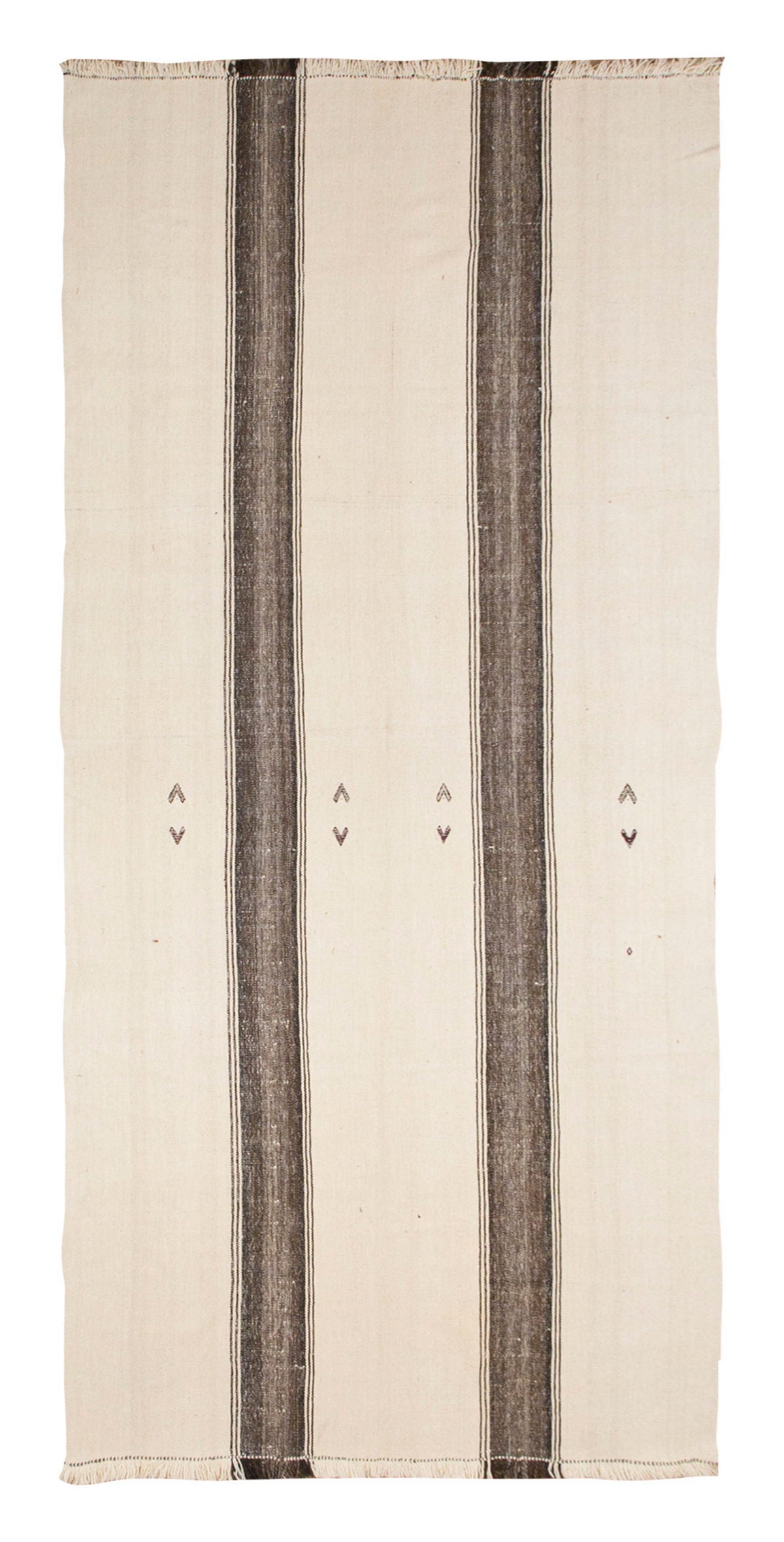 Vintage Kilim Runner,Wool Turkish Kilim Rug,  5'6 x 12'8 feet & 167 x 385 cm