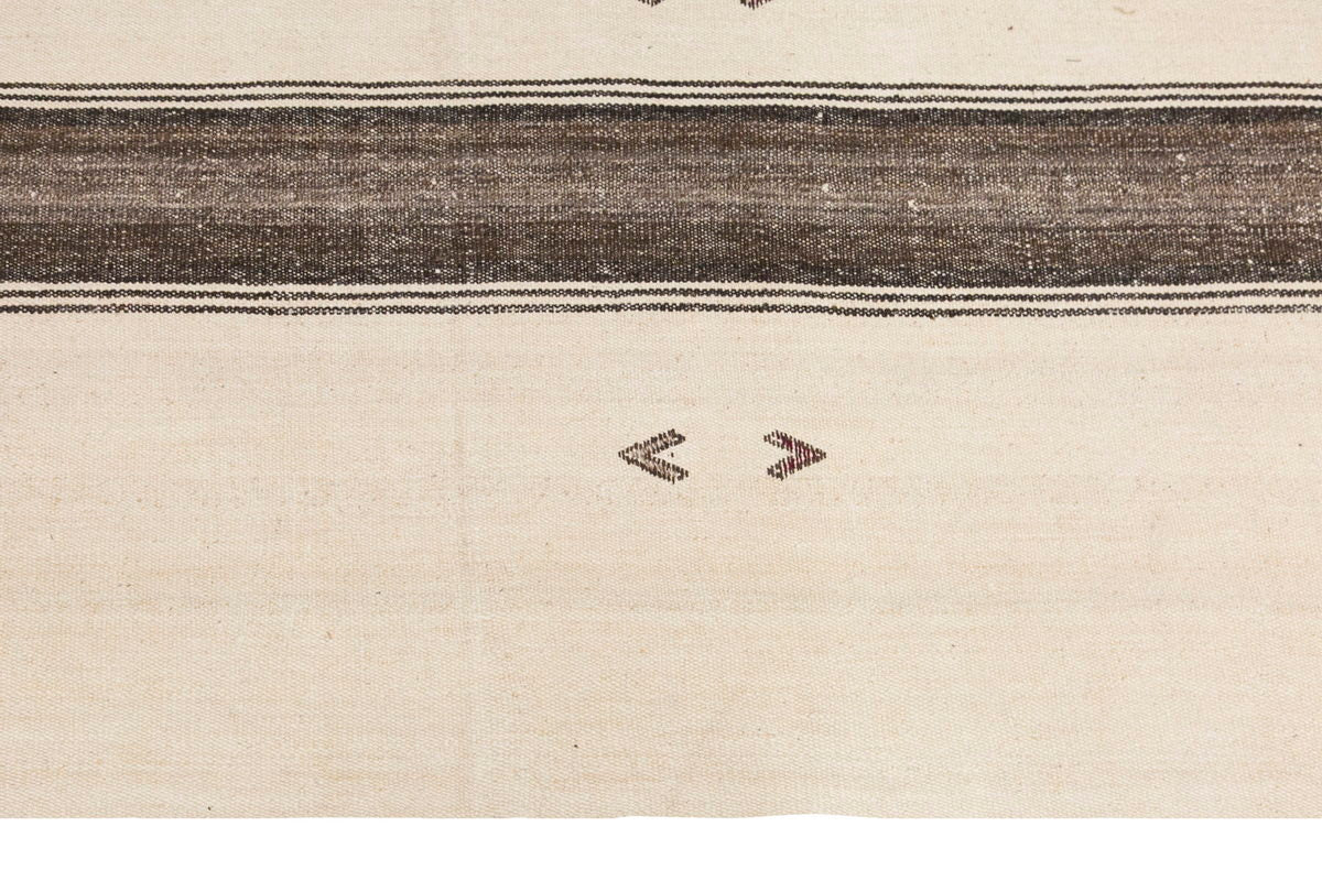 Vintage Kilim Runner,Wool Turkish Kilim Rug,  5'6 x 12'8 feet & 167 x 385 cm