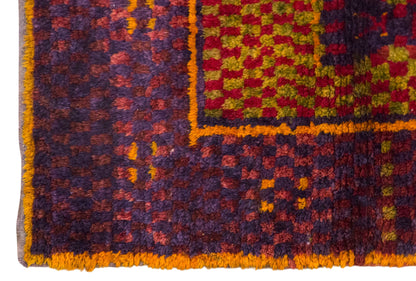 Vintage Konya Karapınar Tulu Rug, 113x150 cm (3.7x4.9 ft)