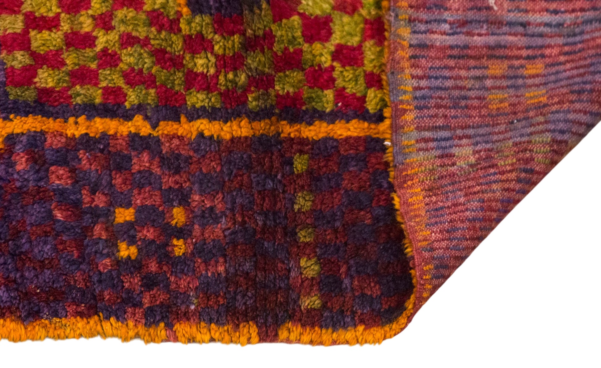 Vintage Konya Karapınar Tulu Rug, 113x150 cm (3.7x4.9 ft)