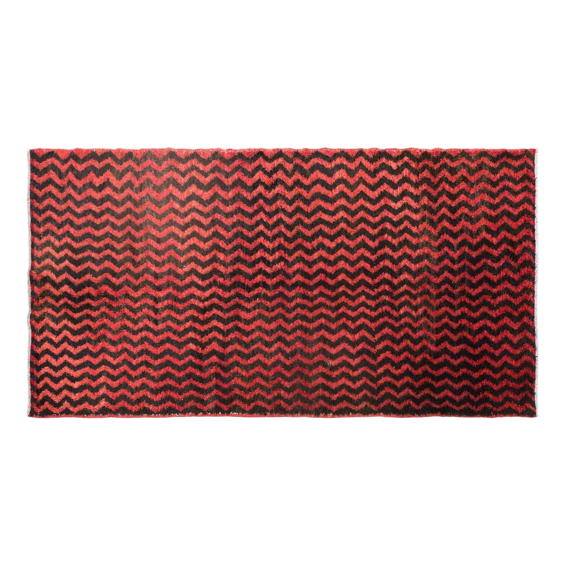 Vintage Konya Karapınar Tulu Rug, 142x342 cm (4.7x11.2 ft)