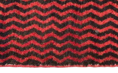 Vintage Konya Karapınar Tulu Rug, 142x342 cm (4.7x11.2 ft)