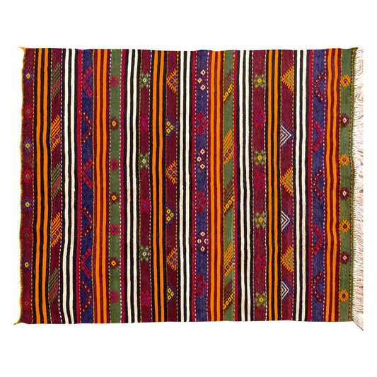 Vintage Konya Kilim, 125 x 100 cm, 4.1 x 3.3 ft