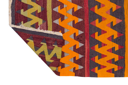 Vintage konya kilim, 2.11 x 10.11 ft, 90x 335 cm