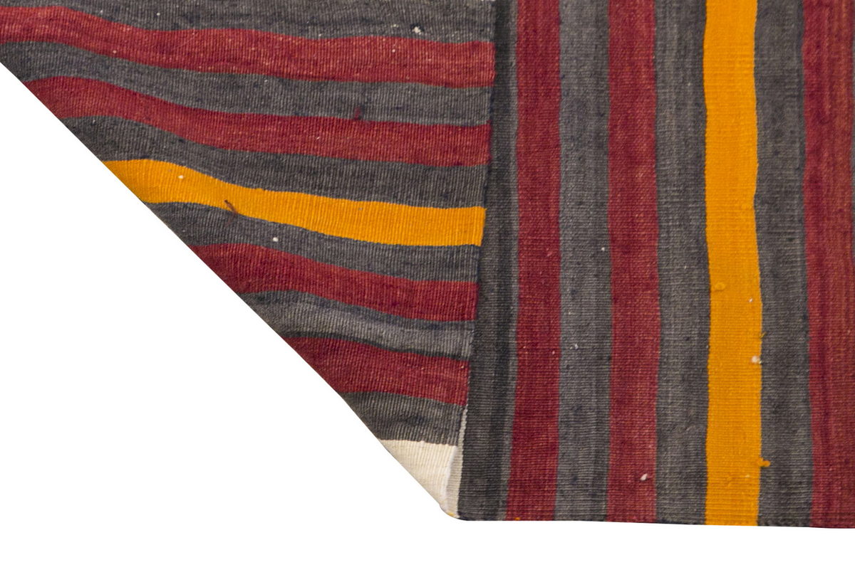 Vintage konya kilim, 2.4 x 12.3 ft, 73 x 375 cm kilim,