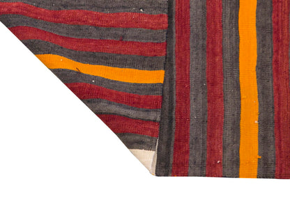 Vintage konya kilim, 2.4 x 12.3 ft, 73 x 375 cm kilim,