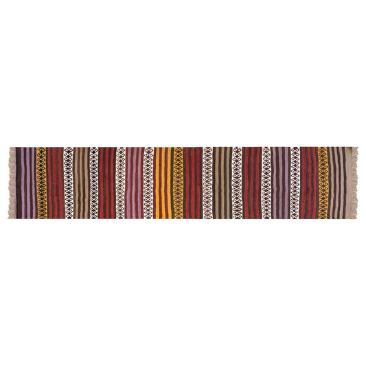 Vintage konya kilim, 2.8 x 14 ft kilim, 83 x 428 cm