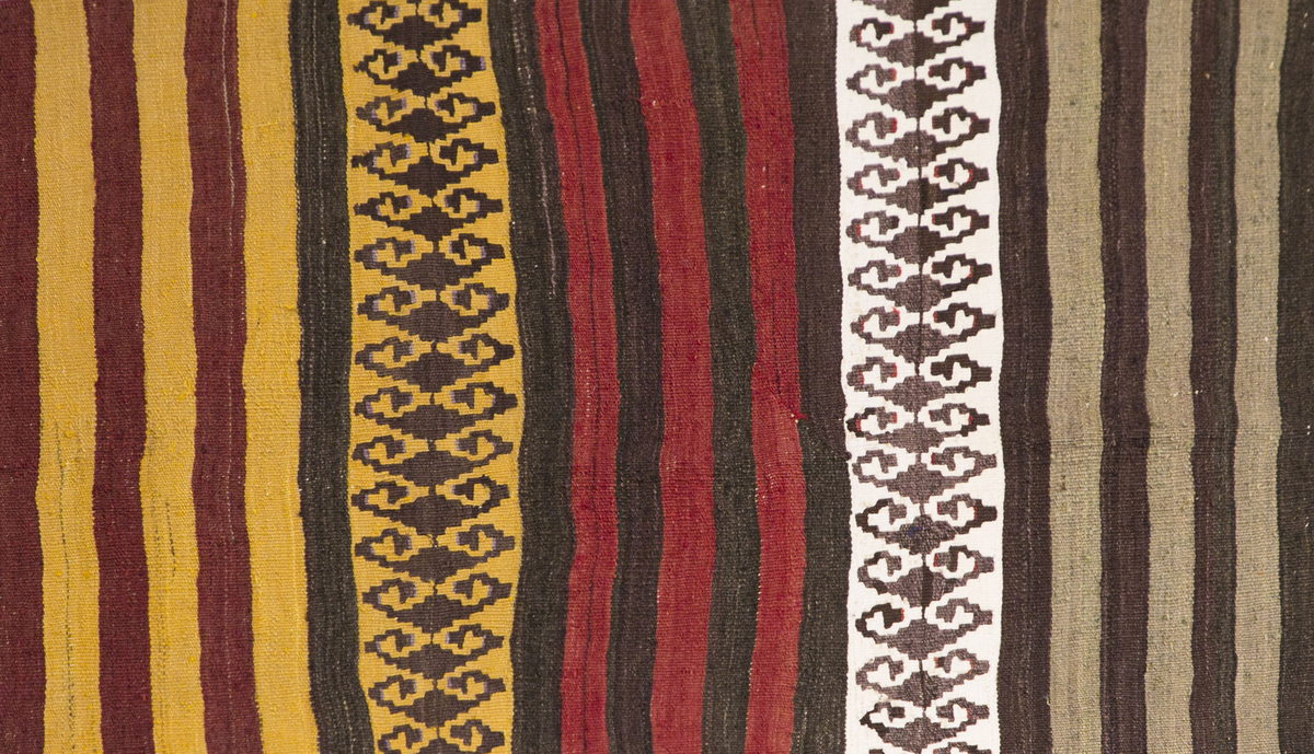 Vintage konya kilim, 2.8 x 14 ft kilim, 83 x 428 cm