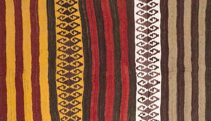 Vintage konya kilim, 2.8 x 14 ft kilim, 83 x 428 cm