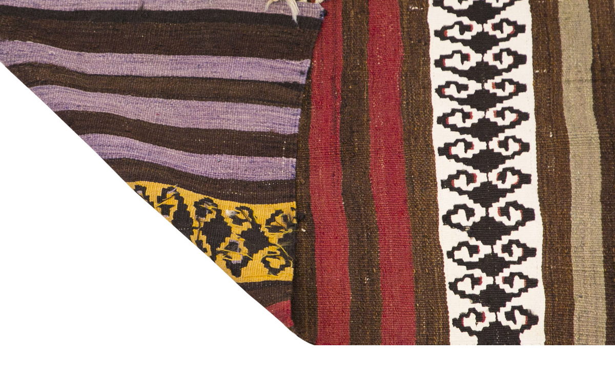 Vintage konya kilim, 2.8 x 14 ft kilim, 83 x 428 cm