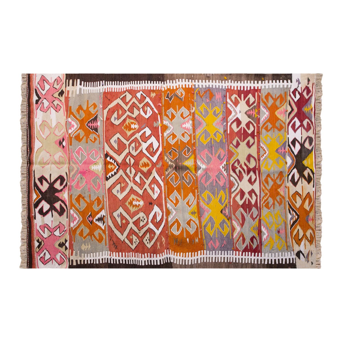 Vintage Konya Kilim Rug, 111 x 184 cm ≈ 3.7 x 6 ft