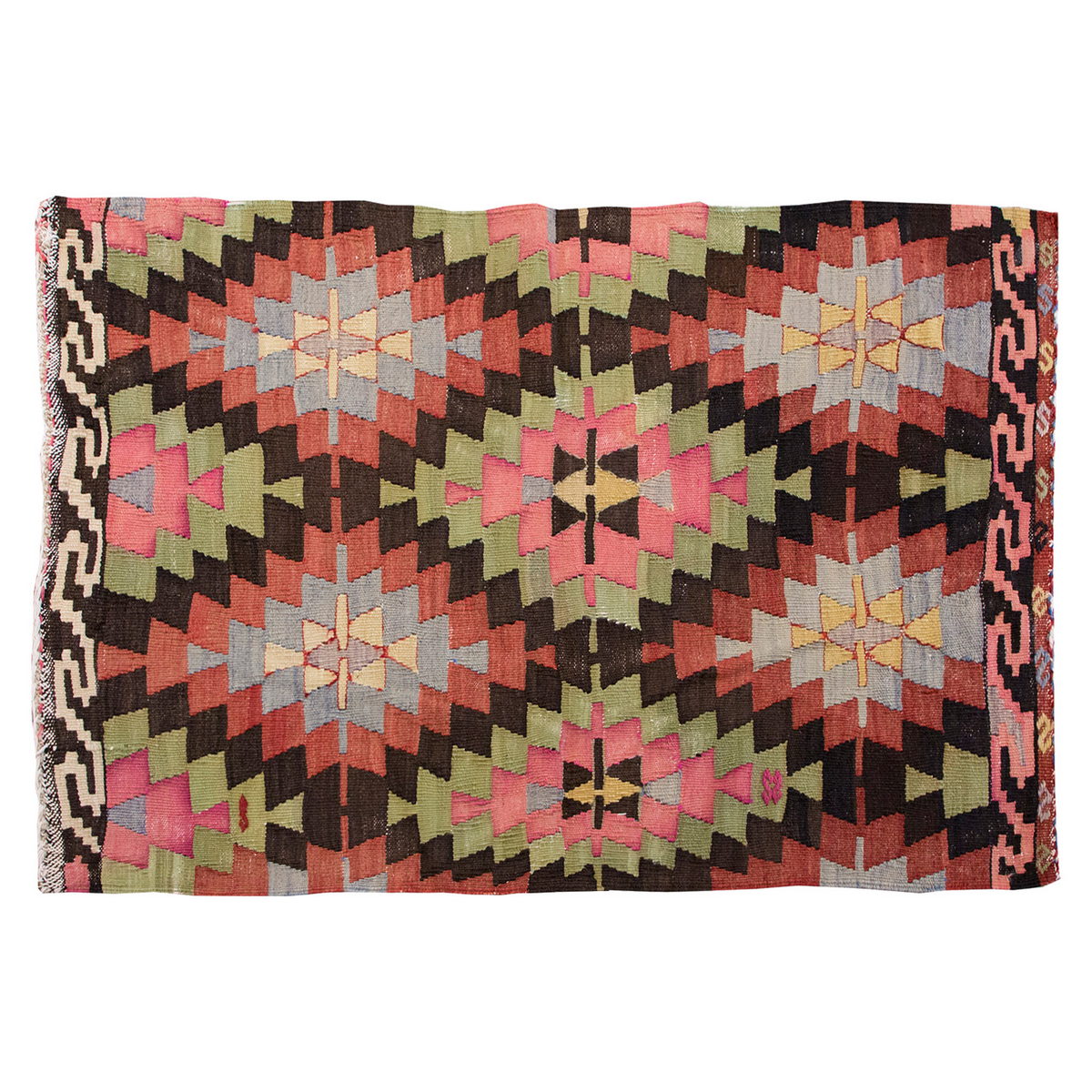 Vintage Konya Kilim Rug, 85 x 130 cm =  2.9 x 4.3