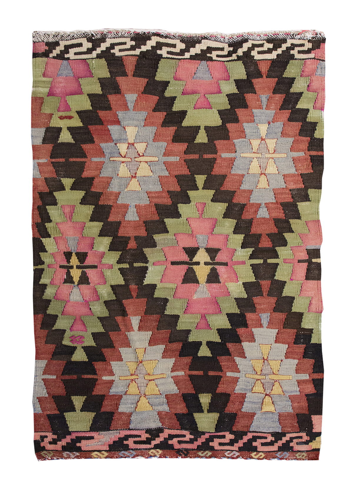Vintage Konya Kilim Rug, 85 x 130 cm =  2.9 x 4.3