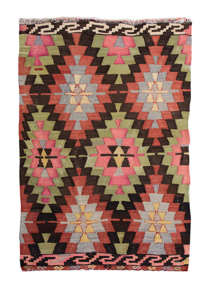 Vintage Konya Kilim Rug, 85 x 130 cm =  2.9 x 4.3