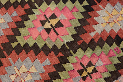 Vintage Konya Kilim Rug, 85 x 130 cm =  2.9 x 4.3