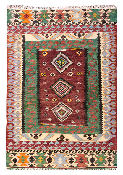 Vintage Konya Rug, 100 x 168 cm, 3.3 x 5.6 ft
