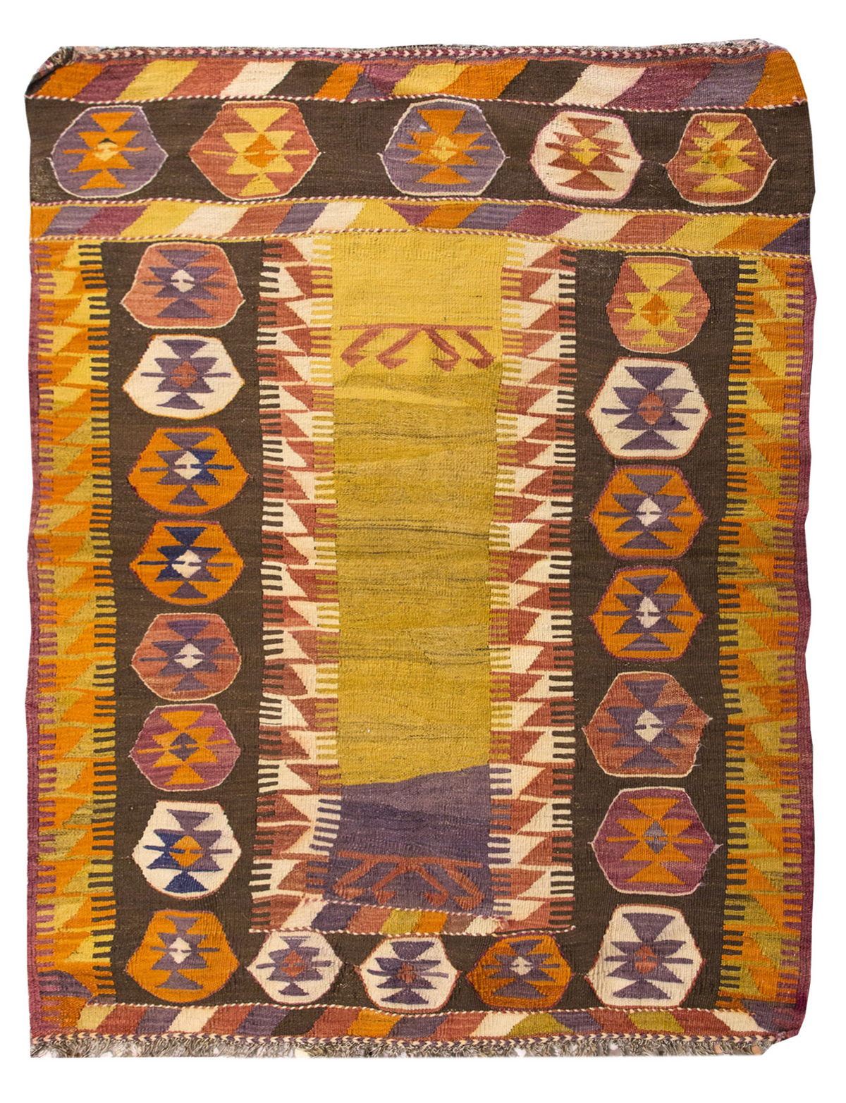 Vintage Konya Rug, 108 x 135 cm, 3.6 x 4.5 ft