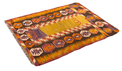 Vintage Konya Rug, 108 x 135 cm, 3.6 x 4.5 ft