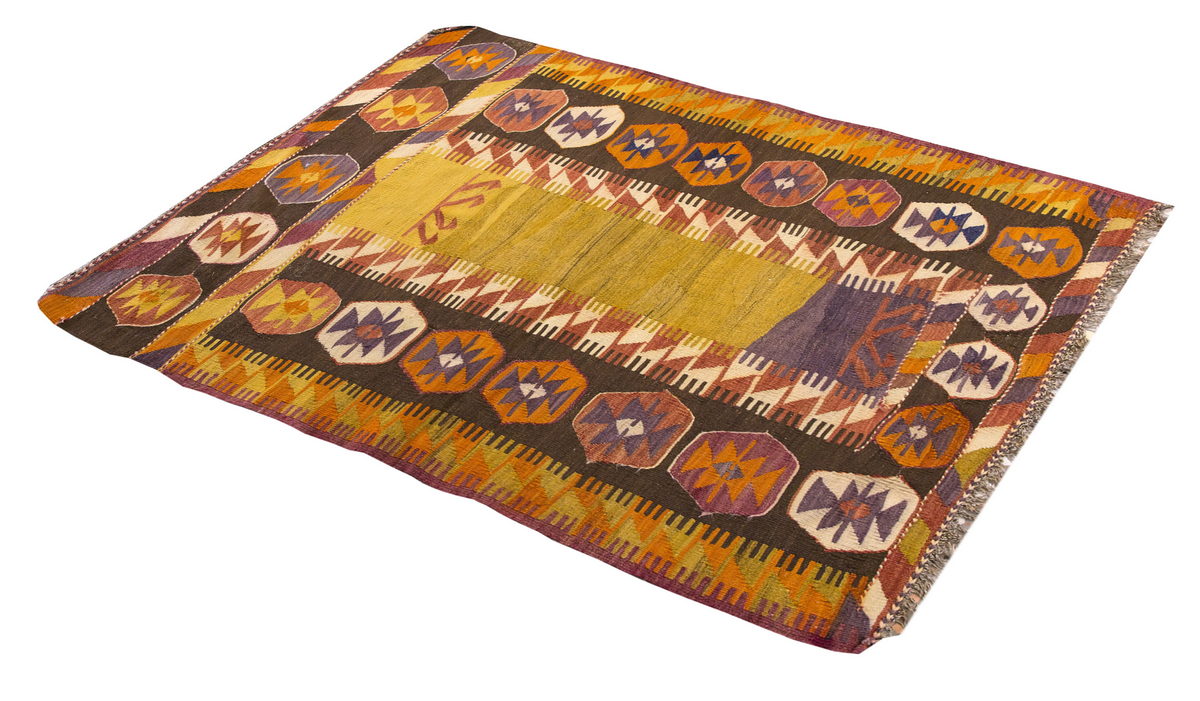 Vintage Konya Rug, 108 x 135 cm, 3.6 x 4.5 ft
