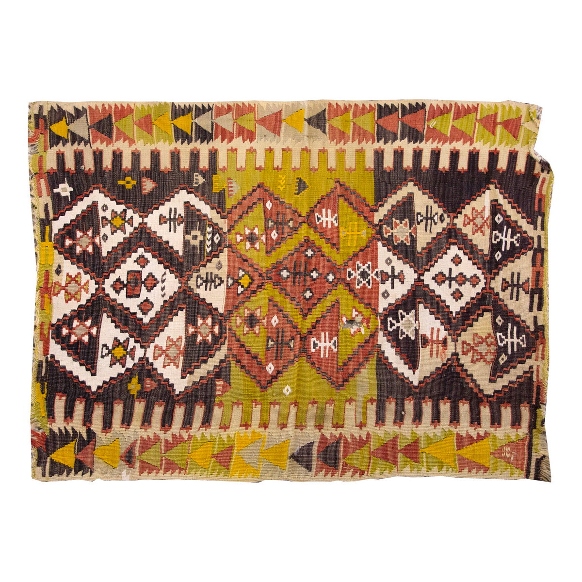 Vintage Konya Rug, 96 x 112 cm, 3.1 x 3.8 ft