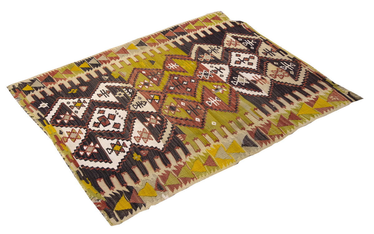 Vintage Konya Rug, 96 x 112 cm, 3.1 x 3.8 ft