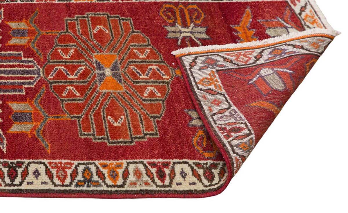 Vintage Kurdish Herki Hallway Rug - 85x427 cm / 2.8×14 feet
