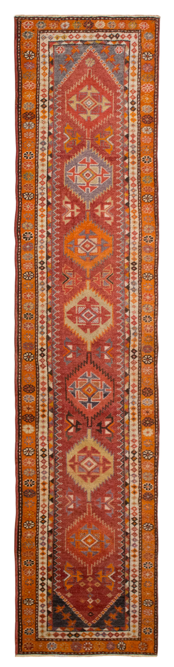 Vintage Kurdish Herki Runner  83x365 cm (2.7x12 ft)