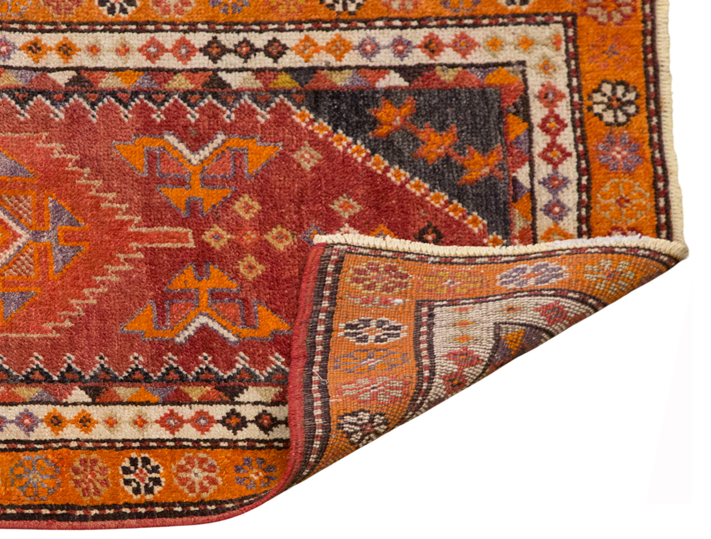 Vintage Kurdish Herki Runner  83x365 cm (2.7x12 ft)