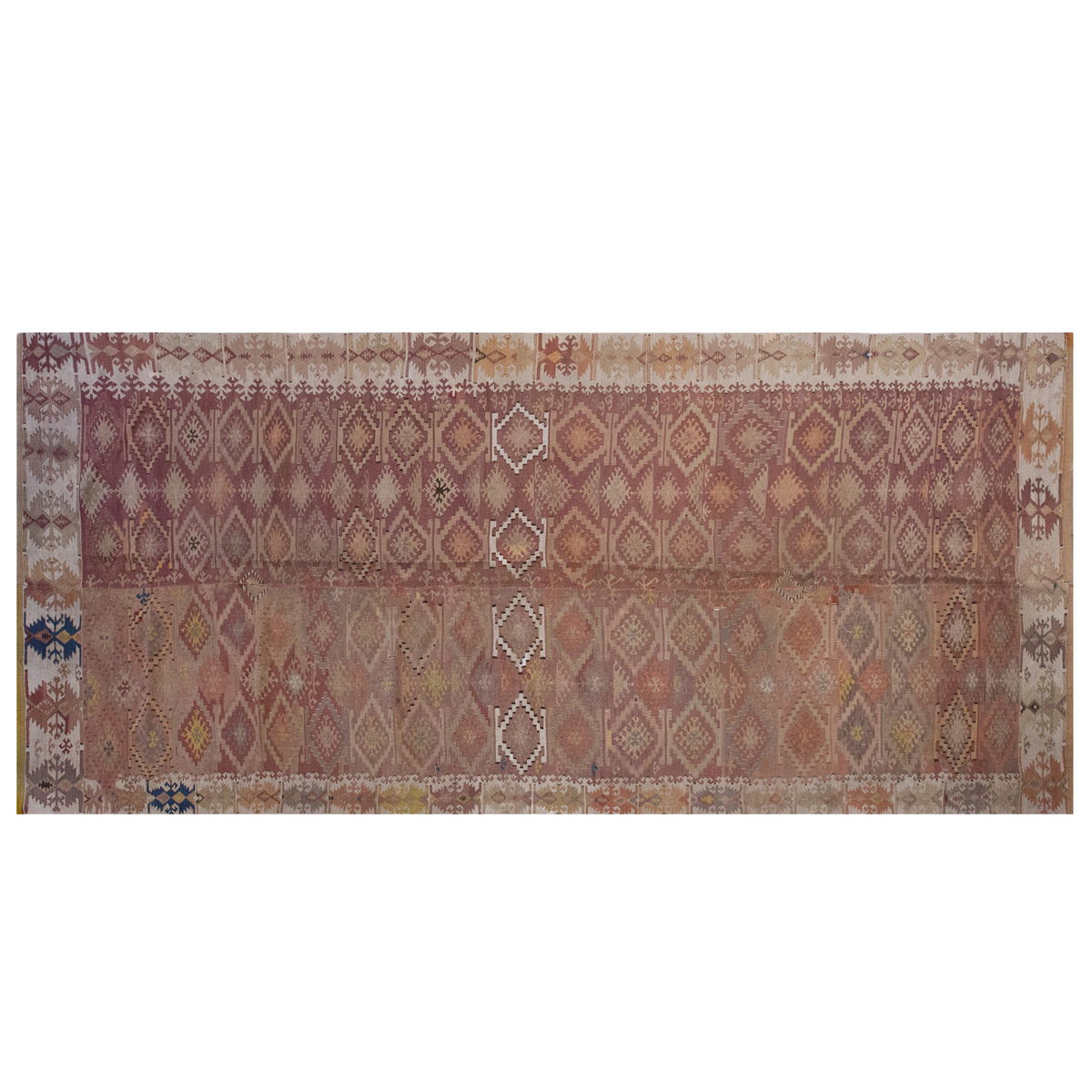 Vintage Large Adana Kilim,  182 x 440 cm / 6 x 14.5 ft Kilim