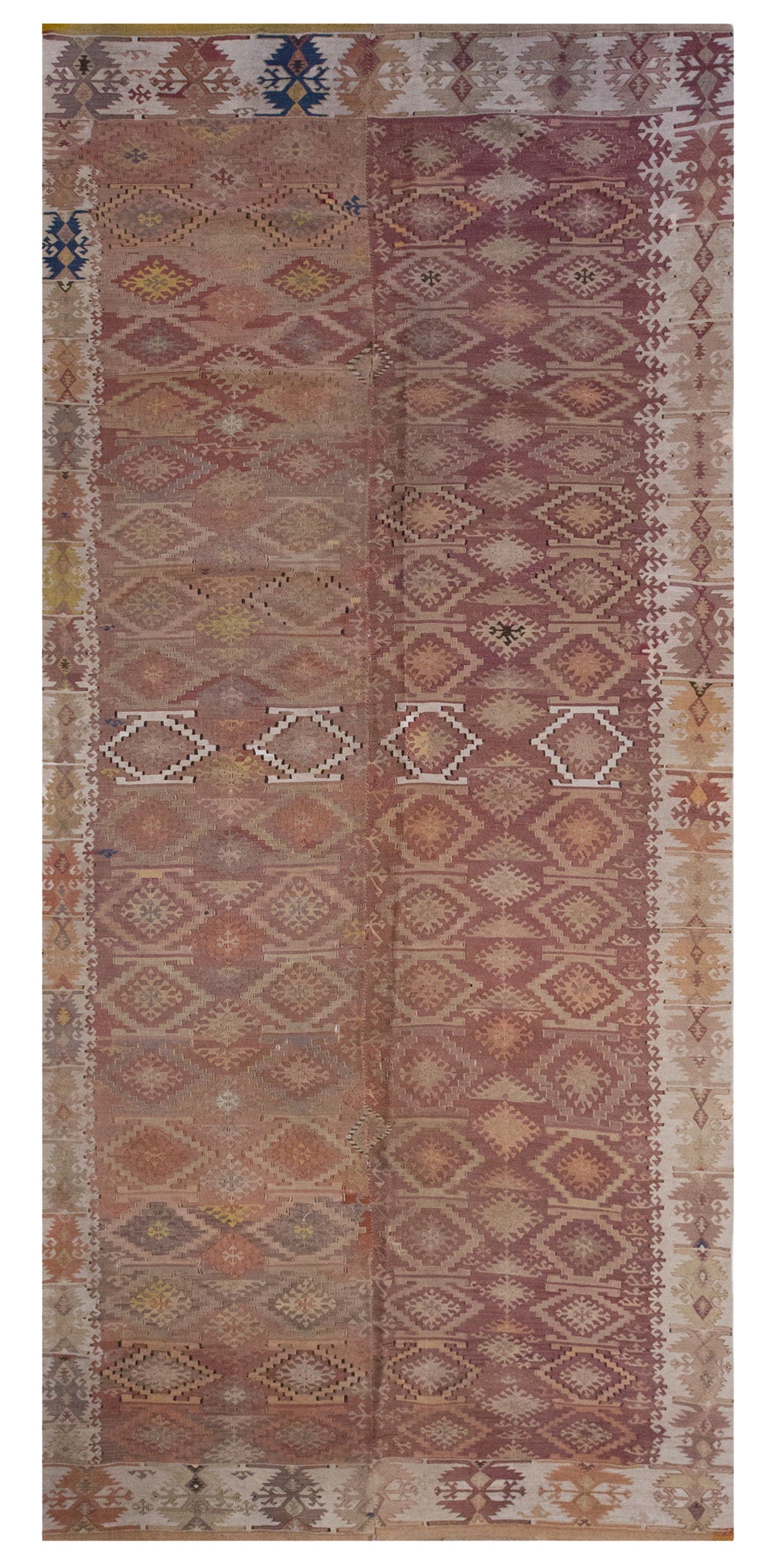 Vintage Large Adana Kilim,  182 x 440 cm / 6 x 14.5 ft Kilim
