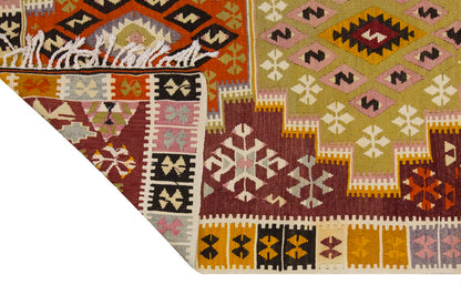 Vintage Large Adana Kilim, 148 x 380 cm / 5 x 12.6 ft Kilim
