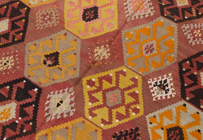 Vintage Large Adana Kilim, 174 x 394 cm / 5.9 x 13 ft Kilim