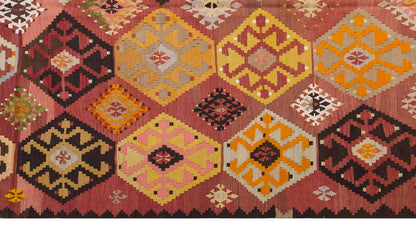 Vintage Large Adana Kilim, 174 x 394 cm / 5.9 x 13 ft Kilim