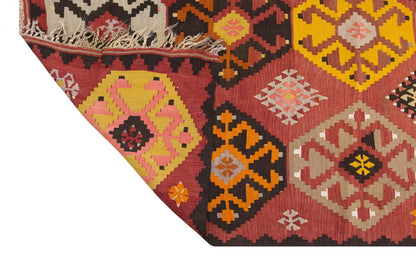 Vintage Large Adana Kilim, 174 x 394 cm / 5.9 x 13 ft Kilim
