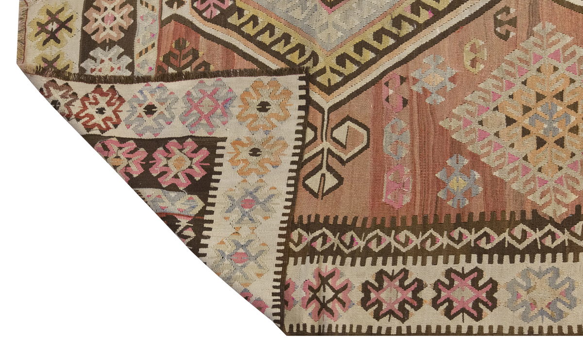 Vintage Large Adana Kilim, 178 x 249 cm / 5.8 x 8.2 ft Kilim
