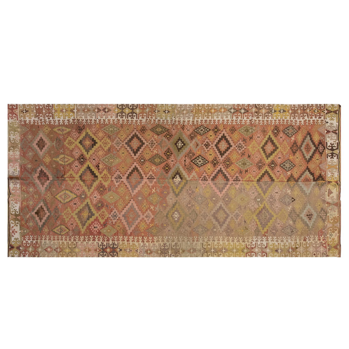 Vintage Large Adana Kilim, 181 x 402 cm / 6 x 13.2 ft Kilim