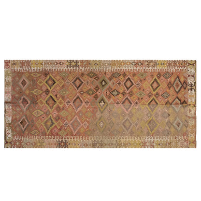 Vintage Large Adana Kilim, 181 x 402 cm / 6 x 13.2 ft Kilim