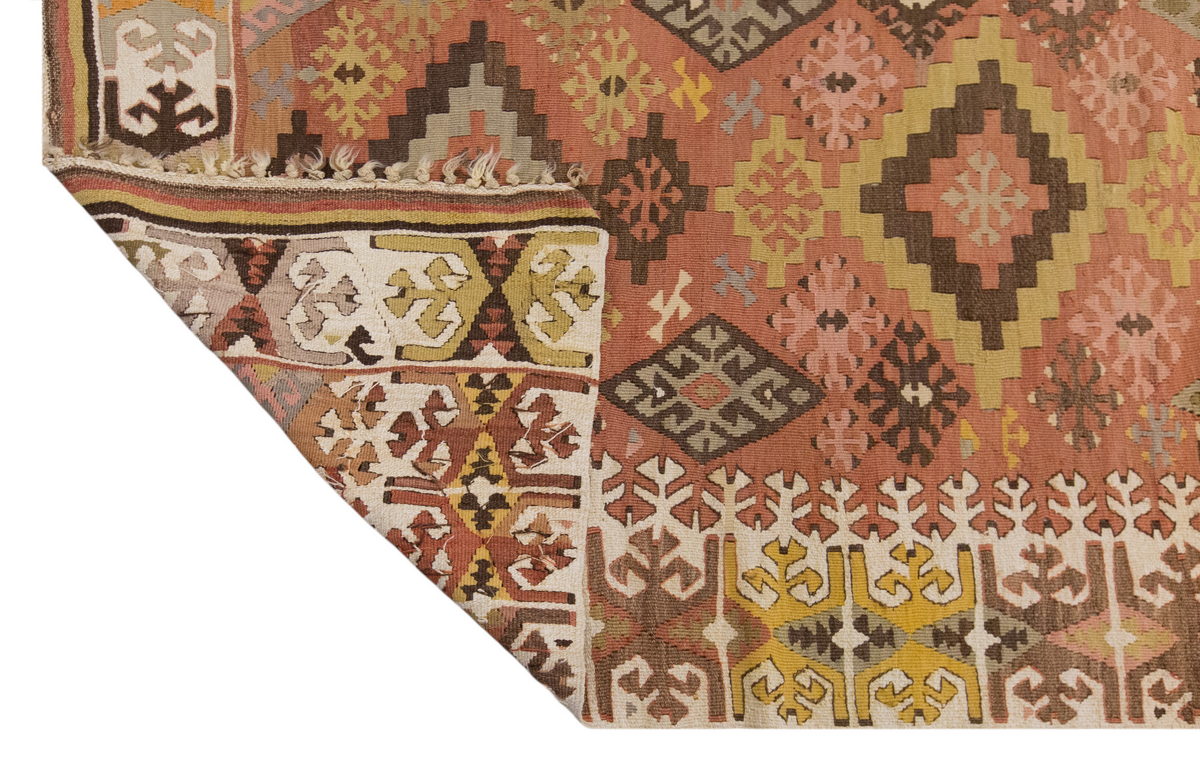 Vintage Large Adana Kilim, 181 x 402 cm / 6 x 13.2 ft Kilim