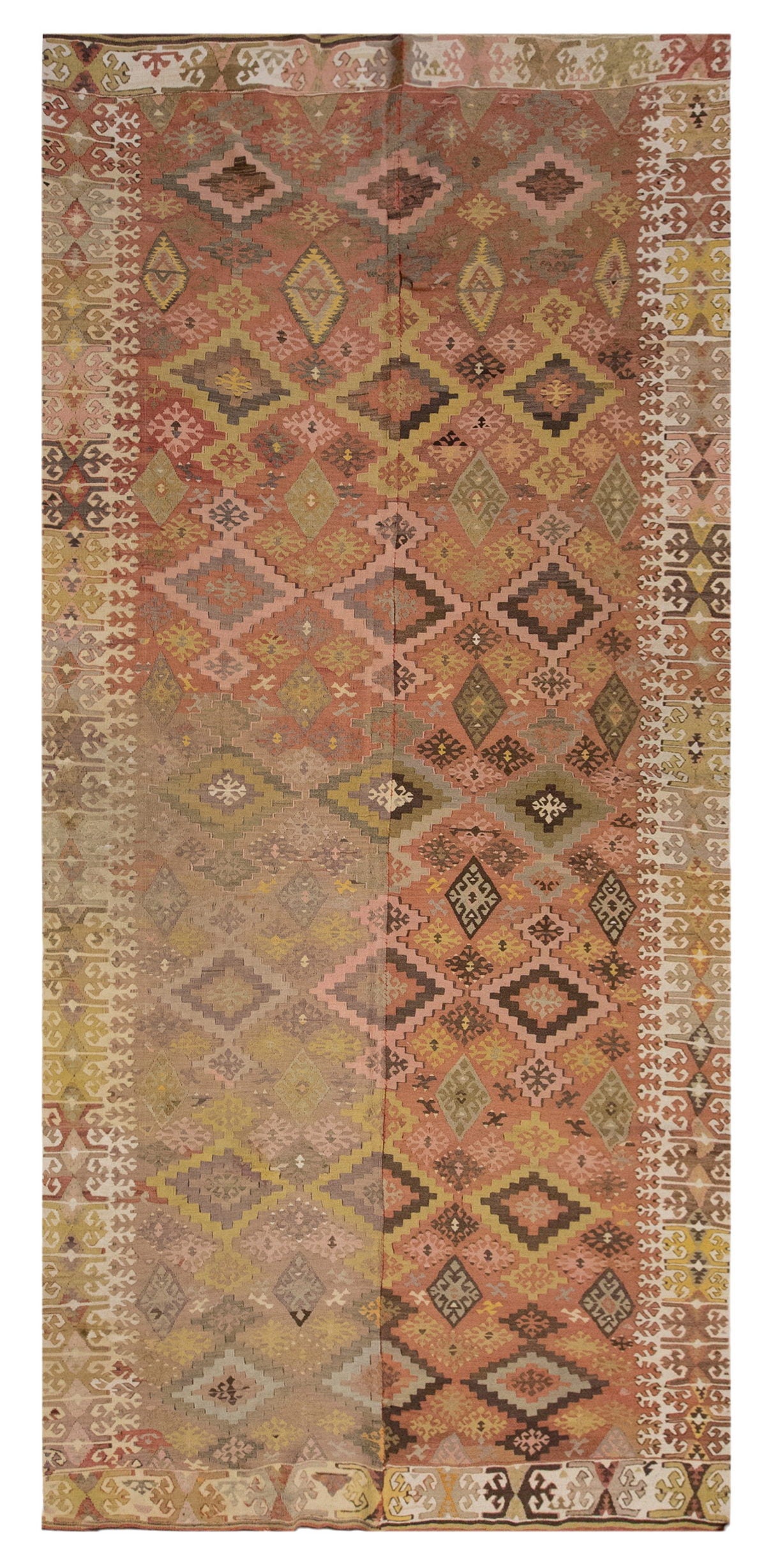 Vintage Large Adana Kilim, 181 x 402 cm / 6 x 13.2 ft Kilim