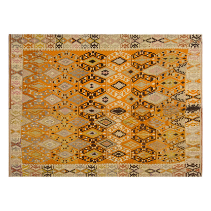 Vintage Large Adana Kilim, 240 x 276 cm / 8 x 9 ft Kilim