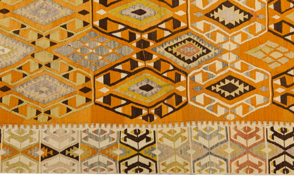 Vintage Large Adana Kilim, 240 x 276 cm / 8 x 9 ft Kilim