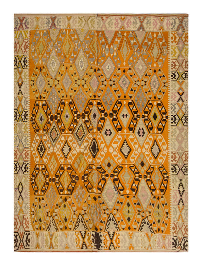 Vintage Large Adana Kilim, 240 x 276 cm / 8 x 9 ft Kilim