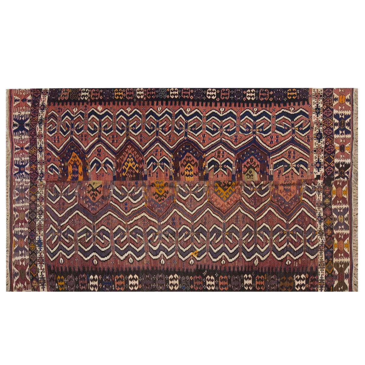 Vintage Large Afyon Dazkırı Kilim, 177 x 294 cm / 6 x 9.8 ft Kilim