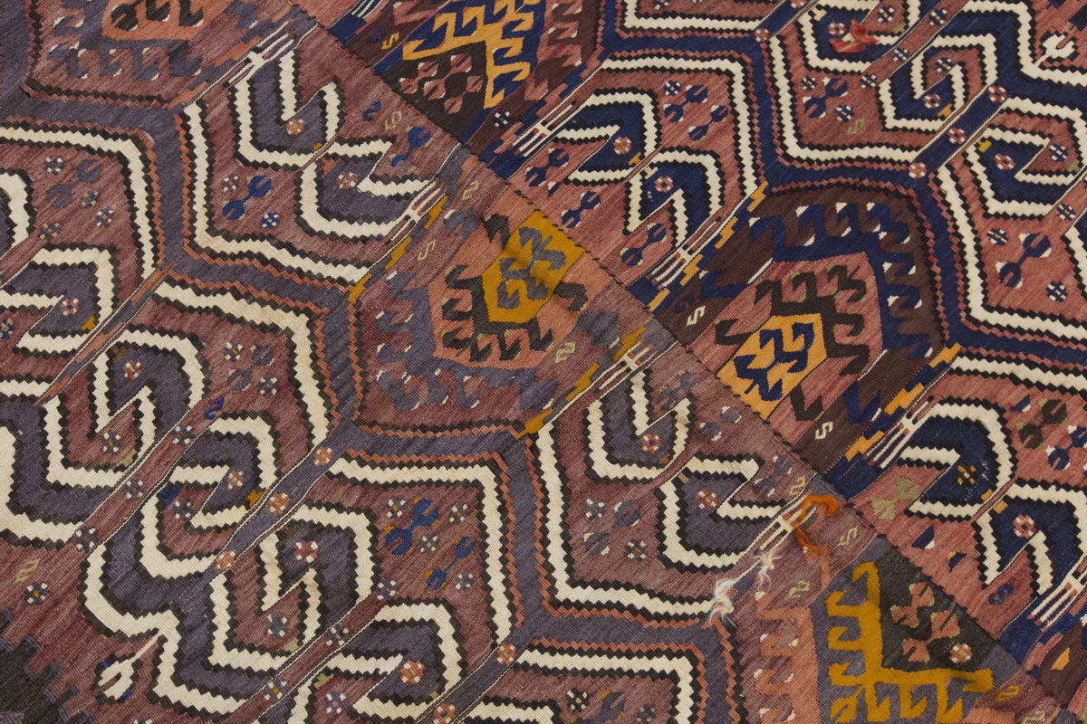 Vintage Large Afyon Dazkırı Kilim, 177 x 294 cm / 6 x 9.8 ft Kilim
