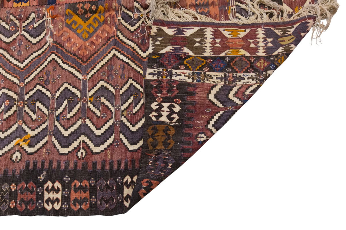 Vintage Large Afyon Dazkırı Kilim, 177 x 294 cm / 6 x 9.8 ft Kilim
