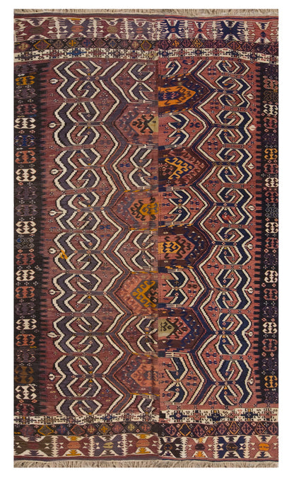 Vintage Large Afyon Dazkırı Kilim, 177 x 294 cm / 6 x 9.8 ft Kilim