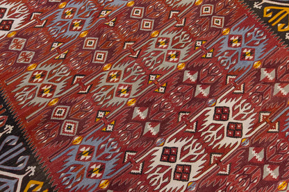 Vintage Large Afyon Dazkırı Kilim, 196 x 334 cm / 6.5 x 11 ft Kilim