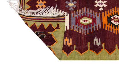 Vintage Large Afyon Dazkırı Kilim, 203 x 327 cm / 6.8 x 10.9 ft Kilim