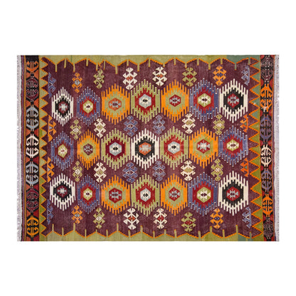 Vintage Large Afyon Dazkırı Kilim, 220 x 391 cm / 7.3 x 13 ft Kilim