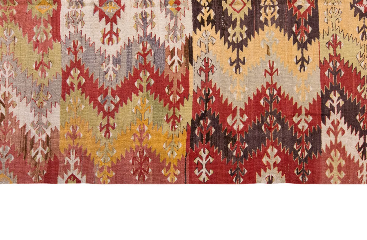 Vintage Large Afyon Kilim, 158 x 299 cm / 5.2 x 10 ft Kilim